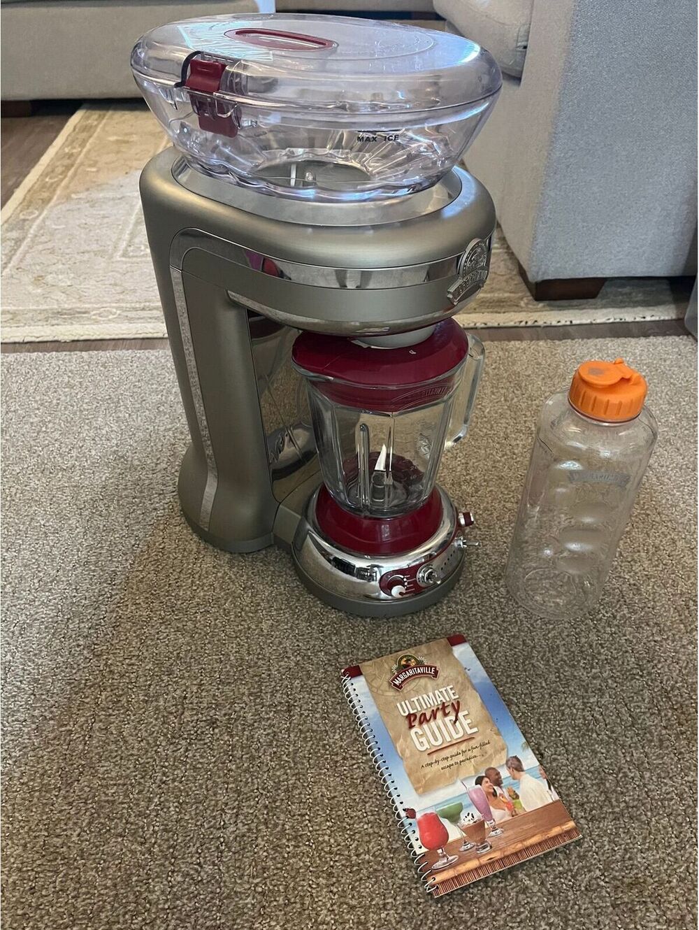 Margaritaville Frozen Drink Maker Blender with Bottle & Party Guide